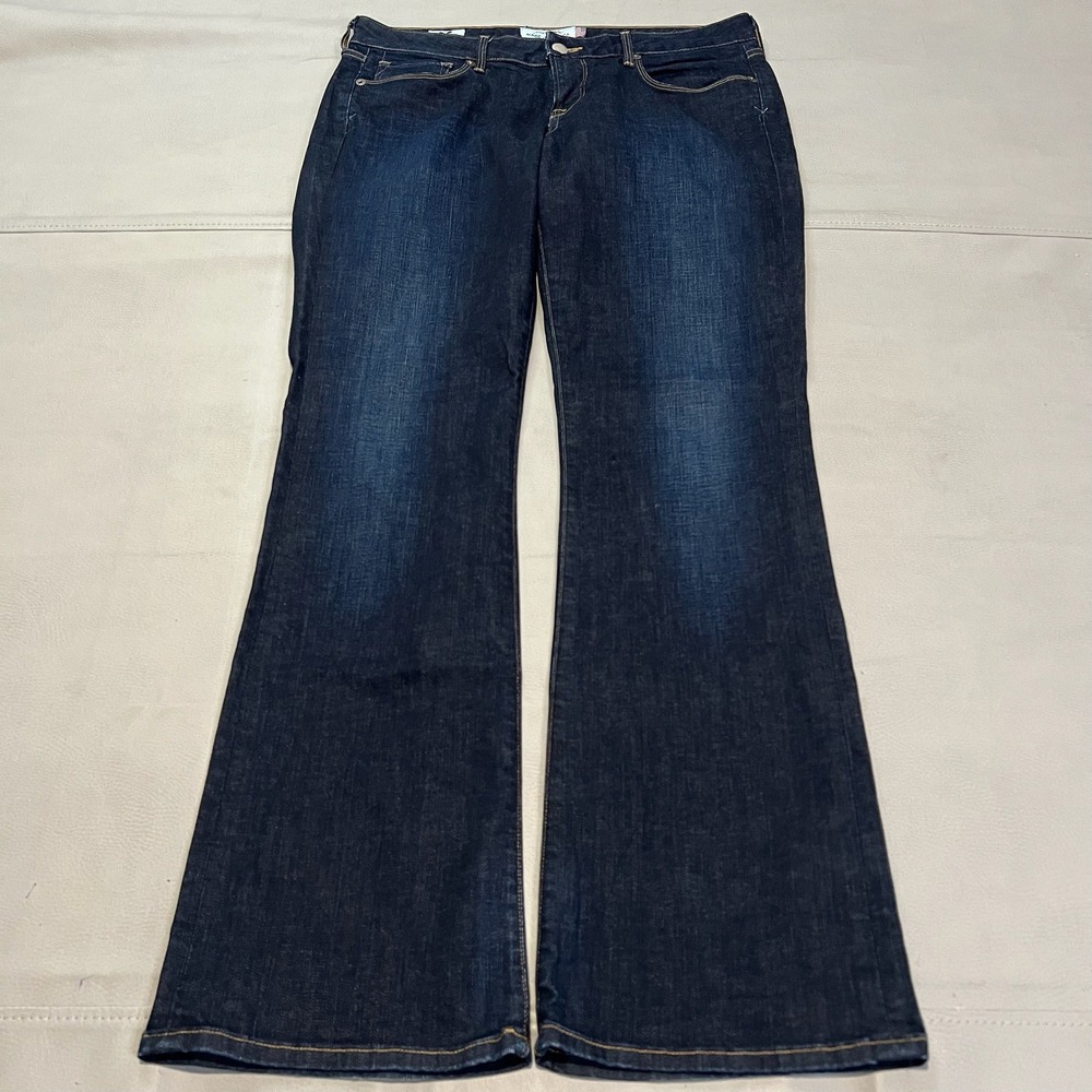 Lucky Brand‎ Lolita Boot Cone Denim White Oak Indigo Dark Wash Jean-8/29 Ankle-